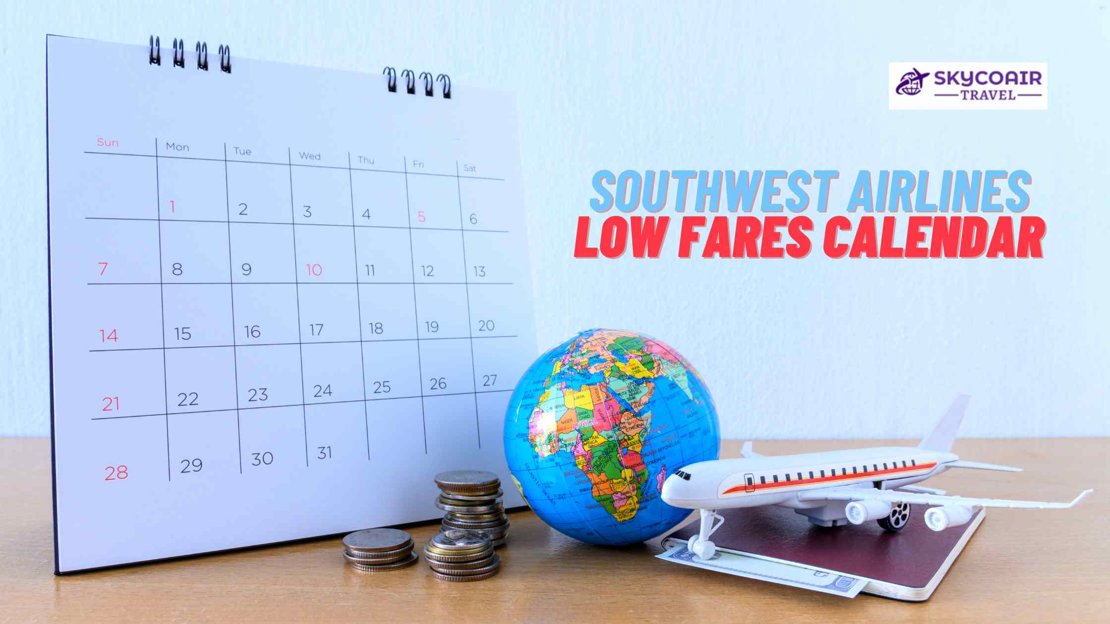 Southwest Airlines low fares calendar